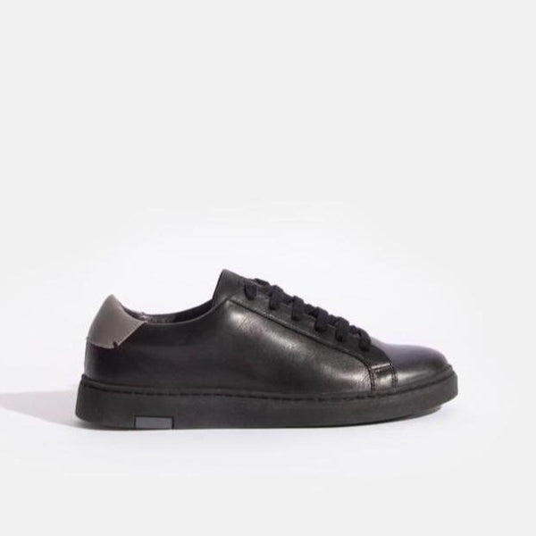 Ari Black Leather Sneaker - Trace Footwear - 